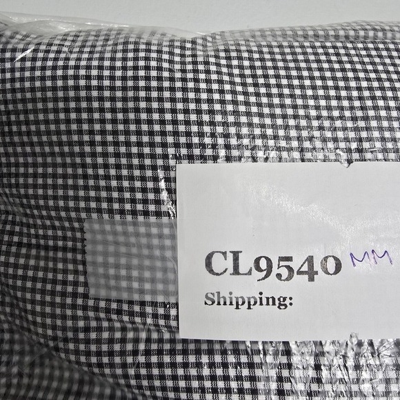 Mizzen Main Shirt Mens XXL Black White Check Button Spinnaker Trim Fit‎ Office - Picture 11 of 11